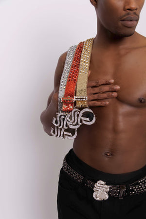 Shameless Opinion Rhinestone belts