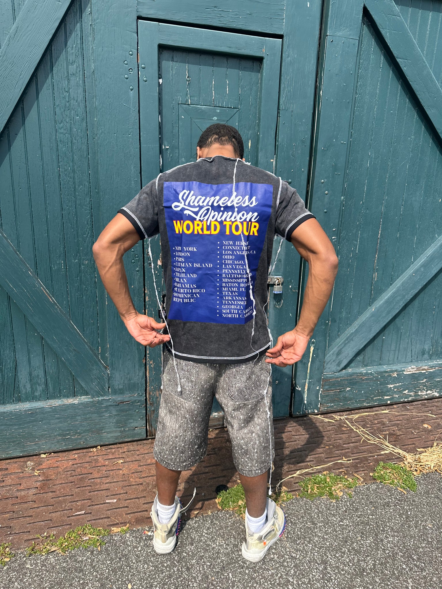 Shameless Opinion World Tour Graphic T-Shirt