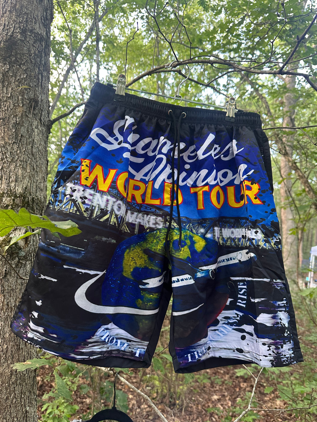 Shameless Opinion world tour shorts