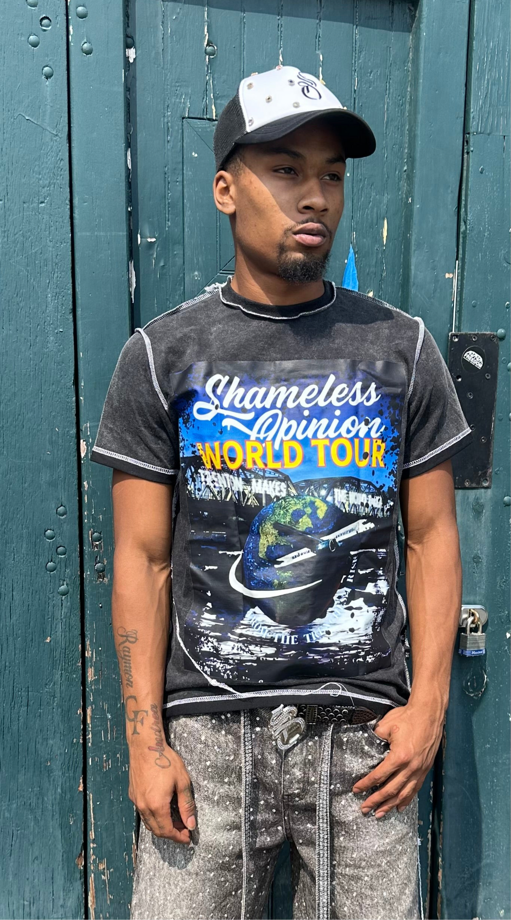 Shameless Opinion World Tour Graphic T-Shirt