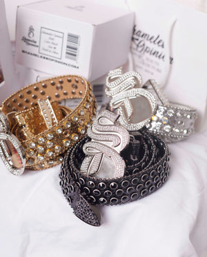 Shameless Opinion Rhinestone belts