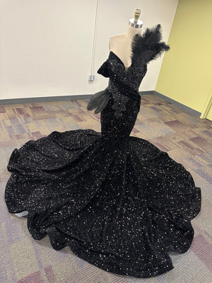 Custom Black corset sequin mermaid prom dress (Pre order) ShamelessOpinion Custom Black corset sequin mermaid prom dress (Pre order) ShamelessOpinion